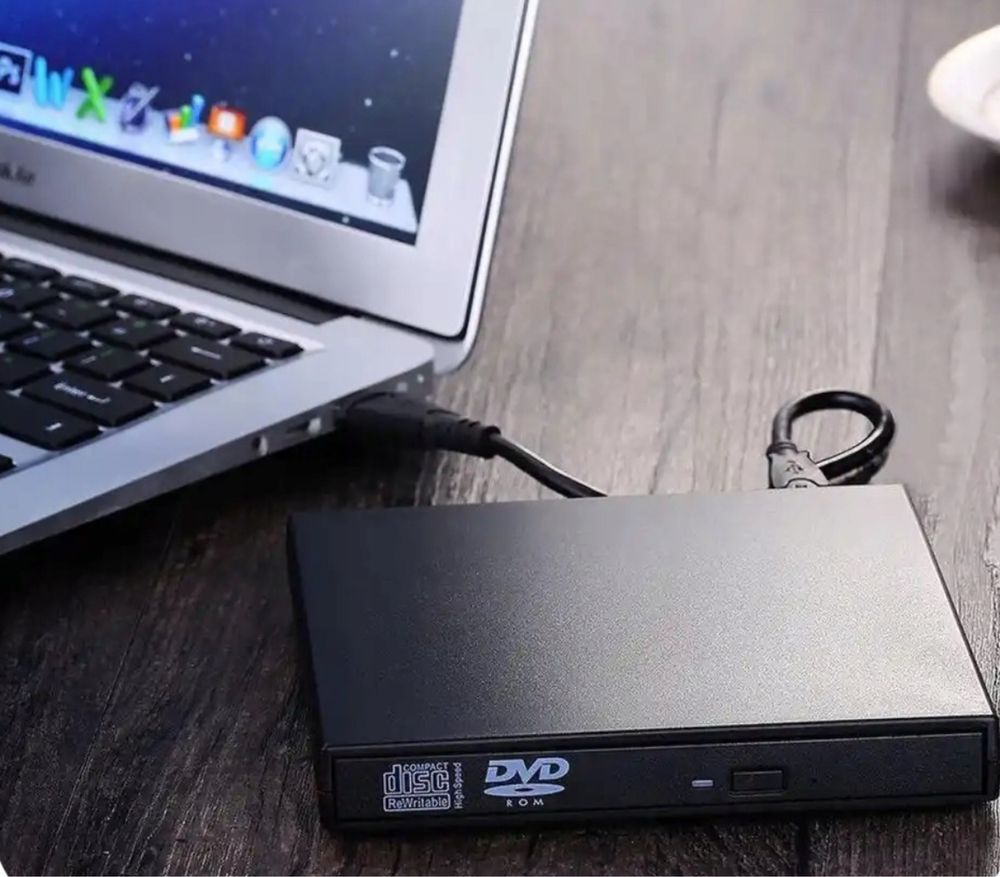 Napęd Zewnętrzny Odtwarzacz Przenośny na Płyty CD-R DVD USB do Laptopa