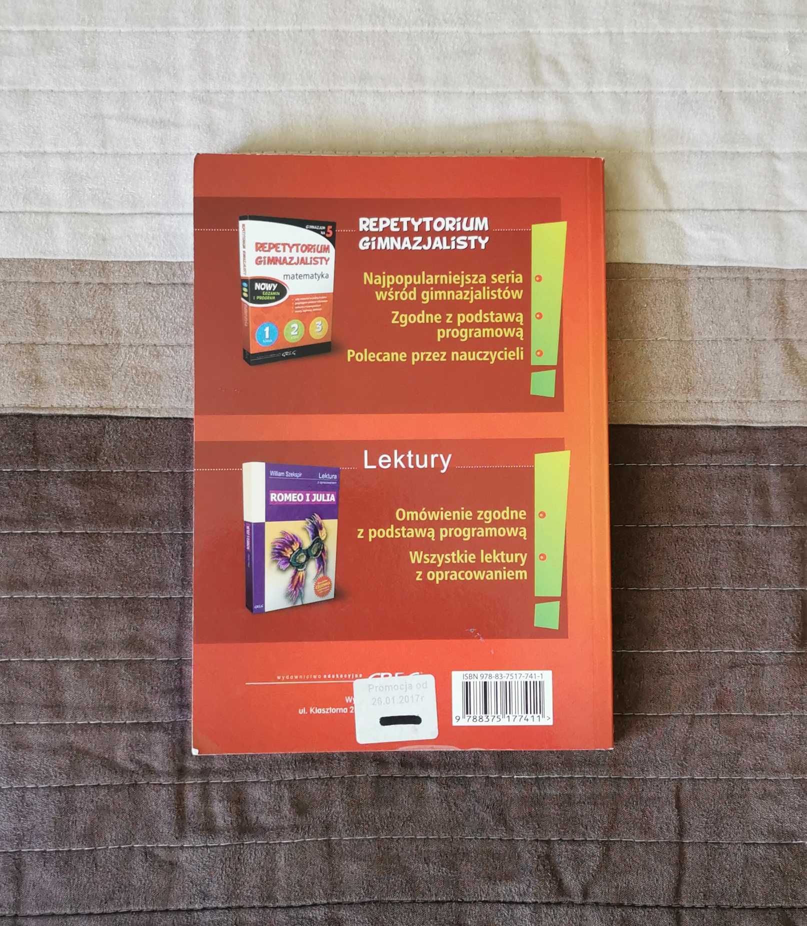 Książka z opracowaniami lektur szkolnych - Ściąga Greg (stan idealny)