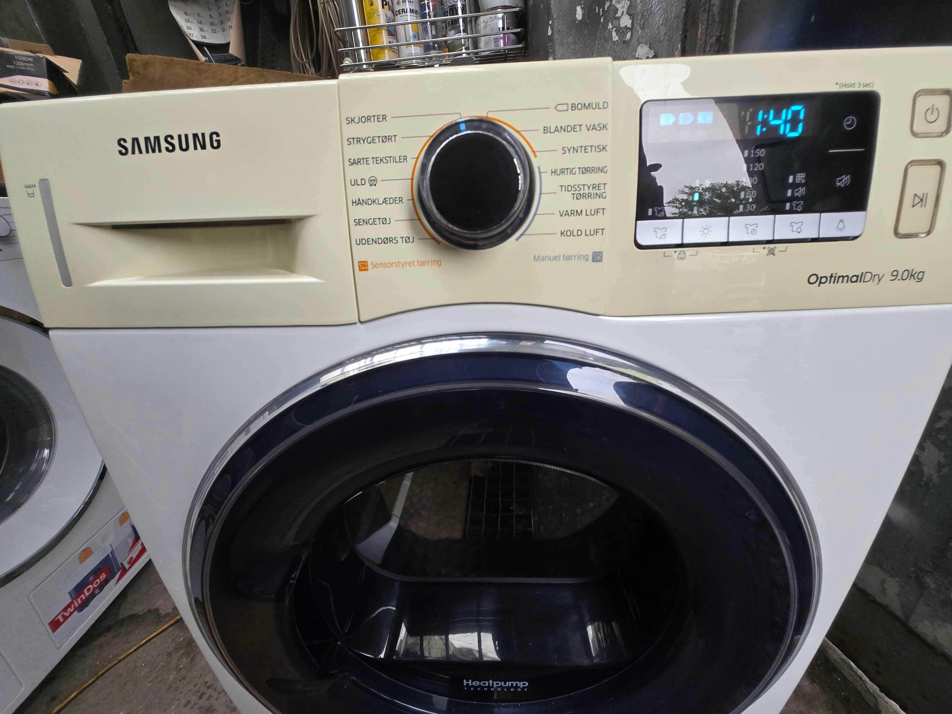 Suszarka Samsung Eco Babbel 9 kg.Bęben podśw. LCD.Z pompą ciepła.Gwar.