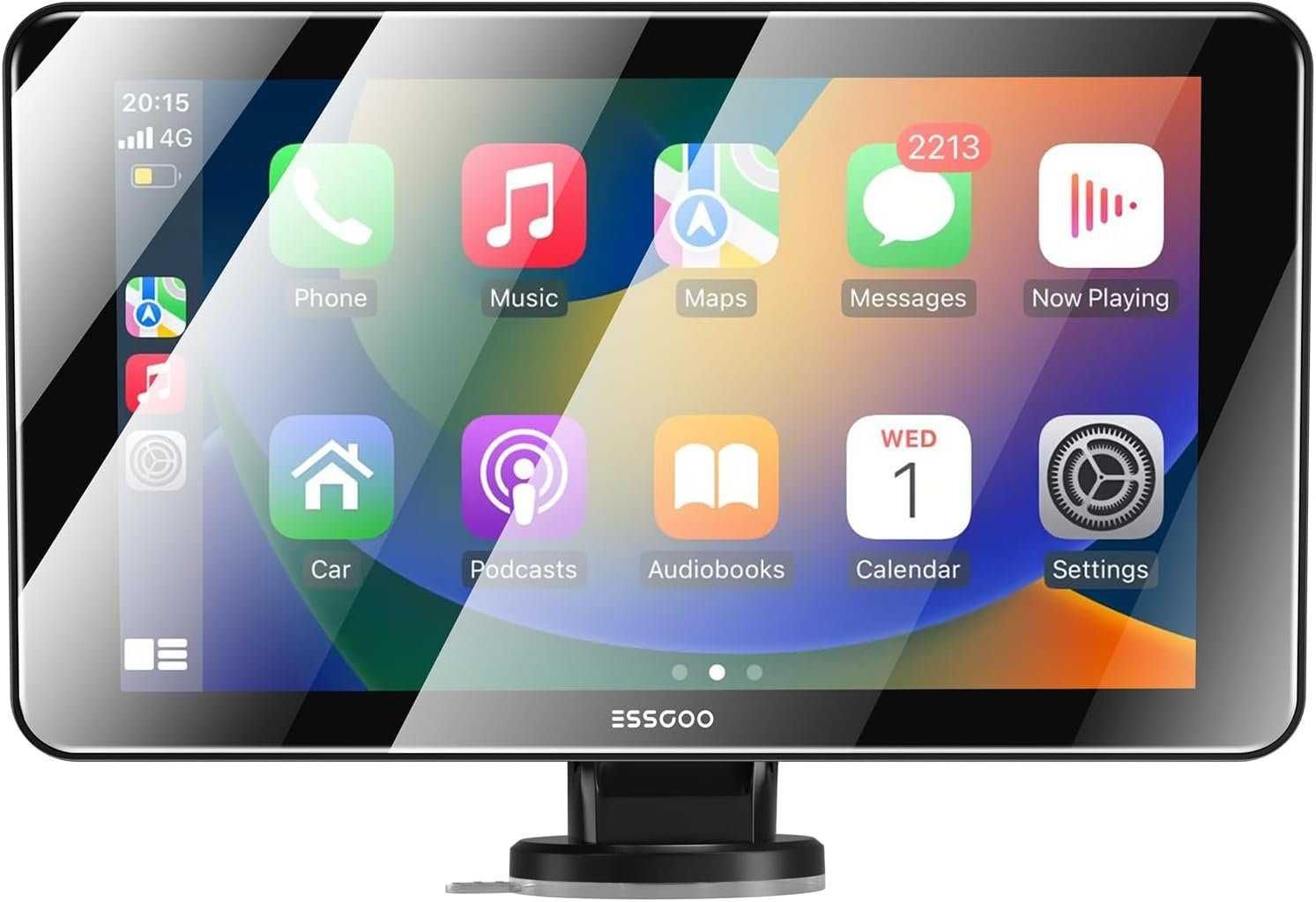 Автомагнітола Essgoo 991CP 7" Сенсорна Android 11 GPS Bluetooth