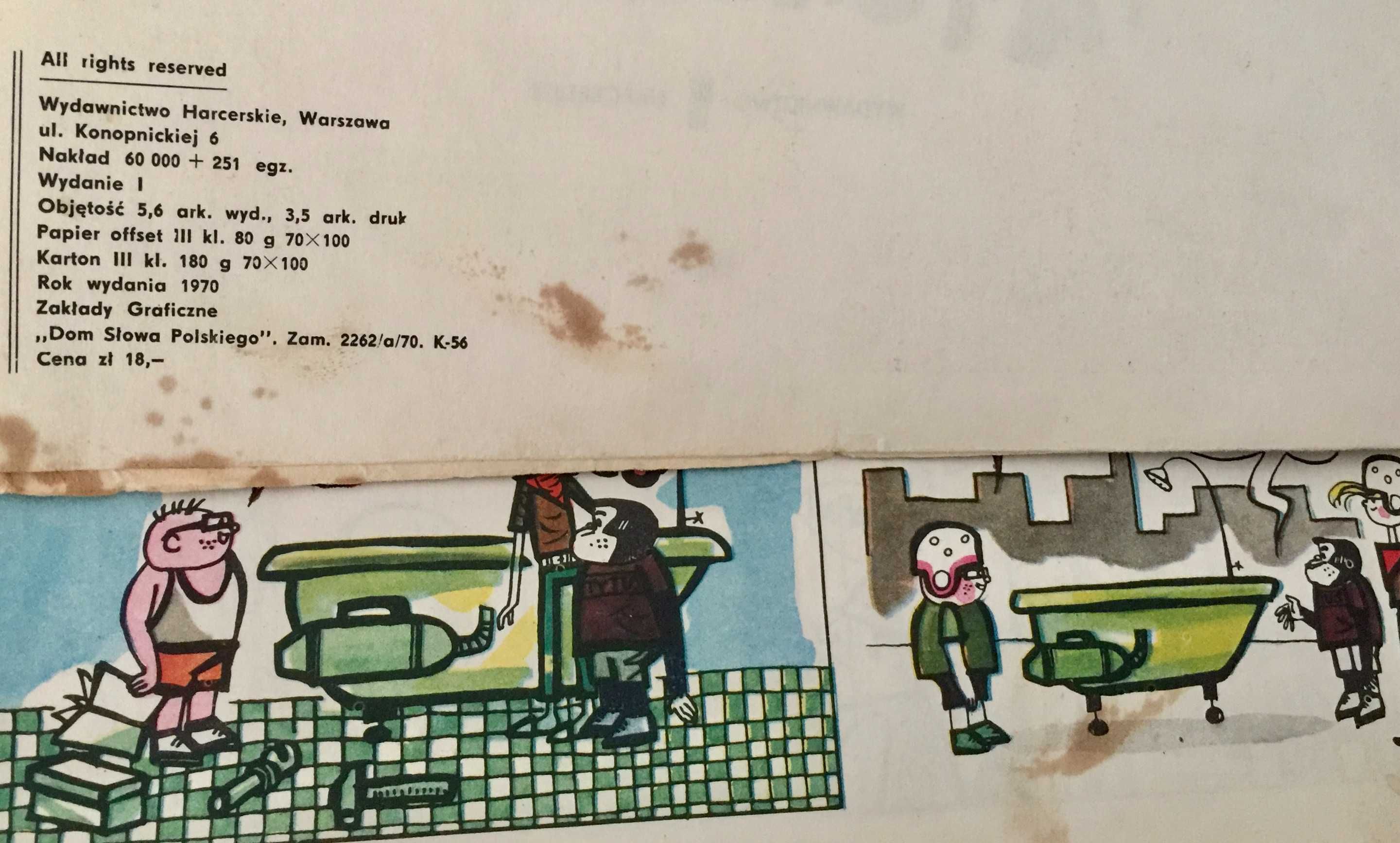 Komiks Tytus Romek i Atomek Księga 5 Podróż Do Ćwierć Koła Świata 1970