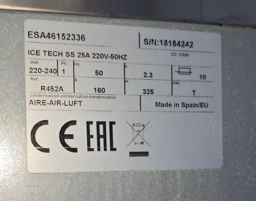 Vendo máquina de gelo industrial Revisada