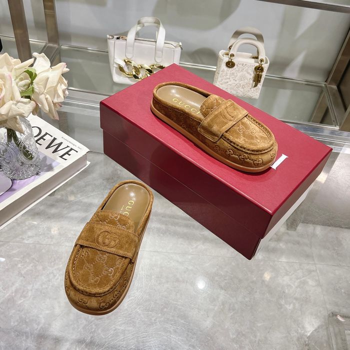 Klapki Mule! Gucci zamszowe/welurowe premium jakiść!36-42