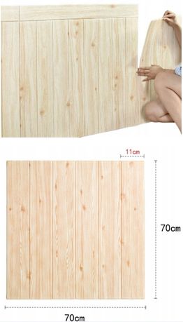 Tapeta samoprzylepna, panel, naklejka drewno