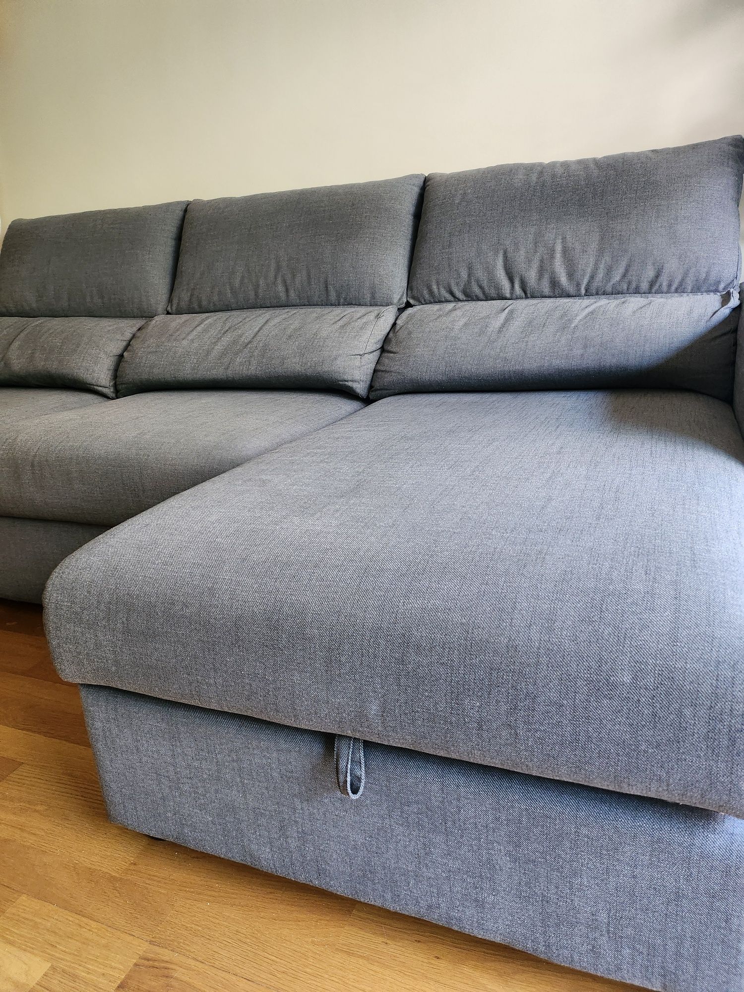 Sofá cama 3 lugares c/chaise longue