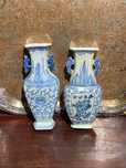 Jarras Floreiras Suspensão Porcelana Chinesa XVIII Companhia índias