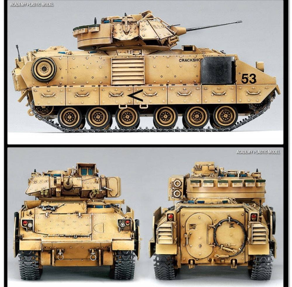Academy 13205 czołg M2A2 Bradley Iraq 2003 model do sklejania 1:35