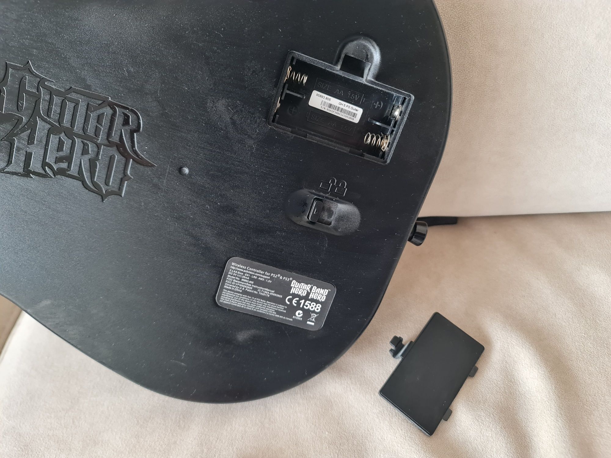 Gitara Guitar Hero PS3 PS4 PC bezprzewodowa z odbiornikiem
