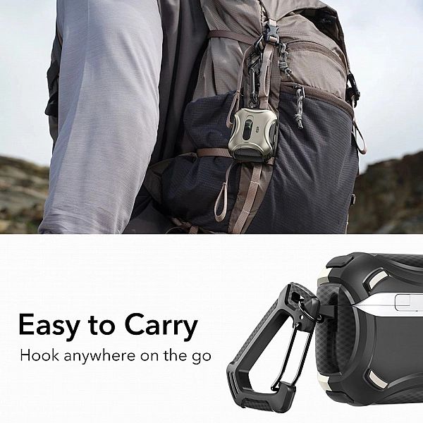 Esr Cyber Flicklock Halolock Magsafe Apple Airpods Pro 3 Titanium