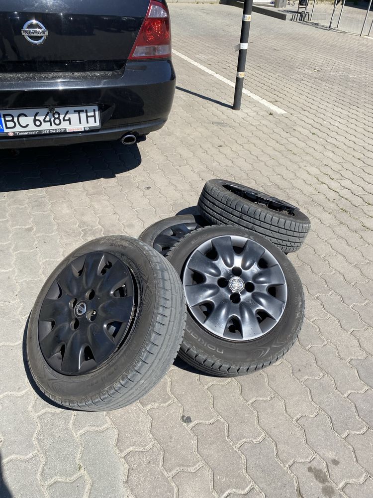 Диски r 14 4 114.3 з шинами літо та зима