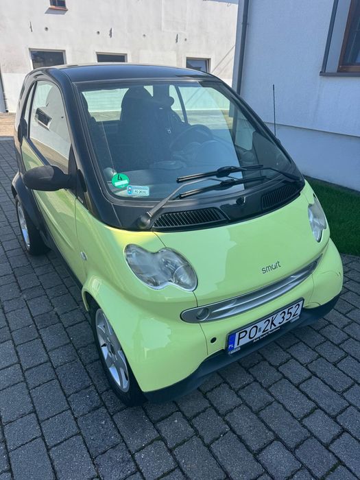 Smart ForTwo limonkowy sprawny