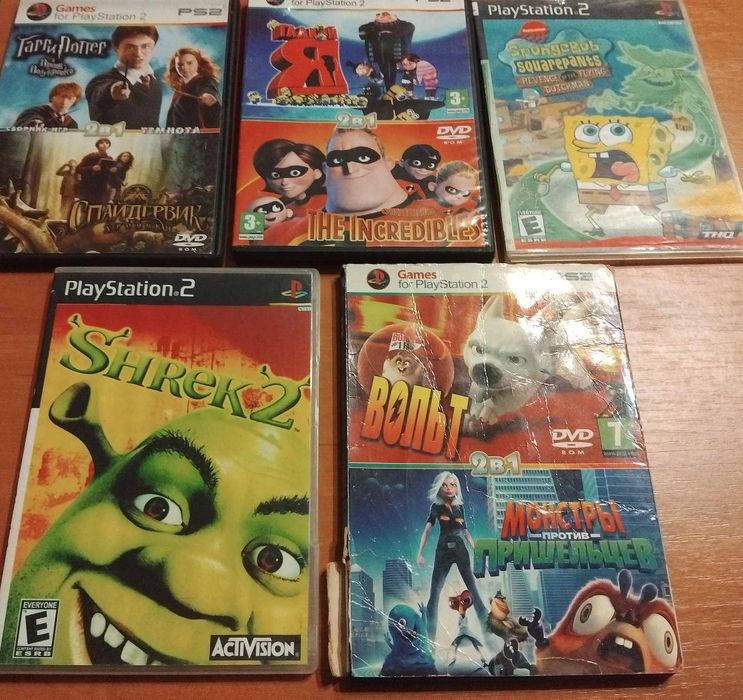 Продам диски для плейстейшен 2.