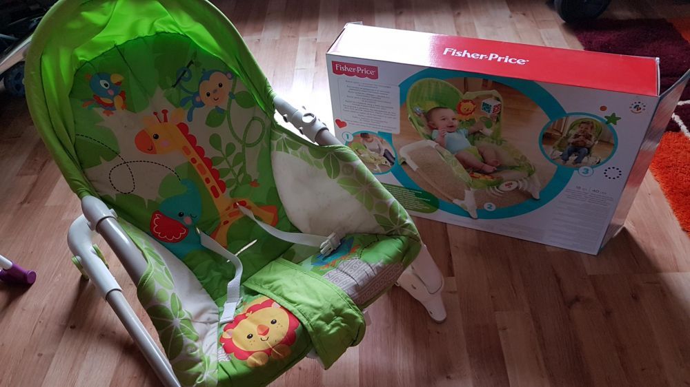 Leżaczek bujaczek Fisher Price