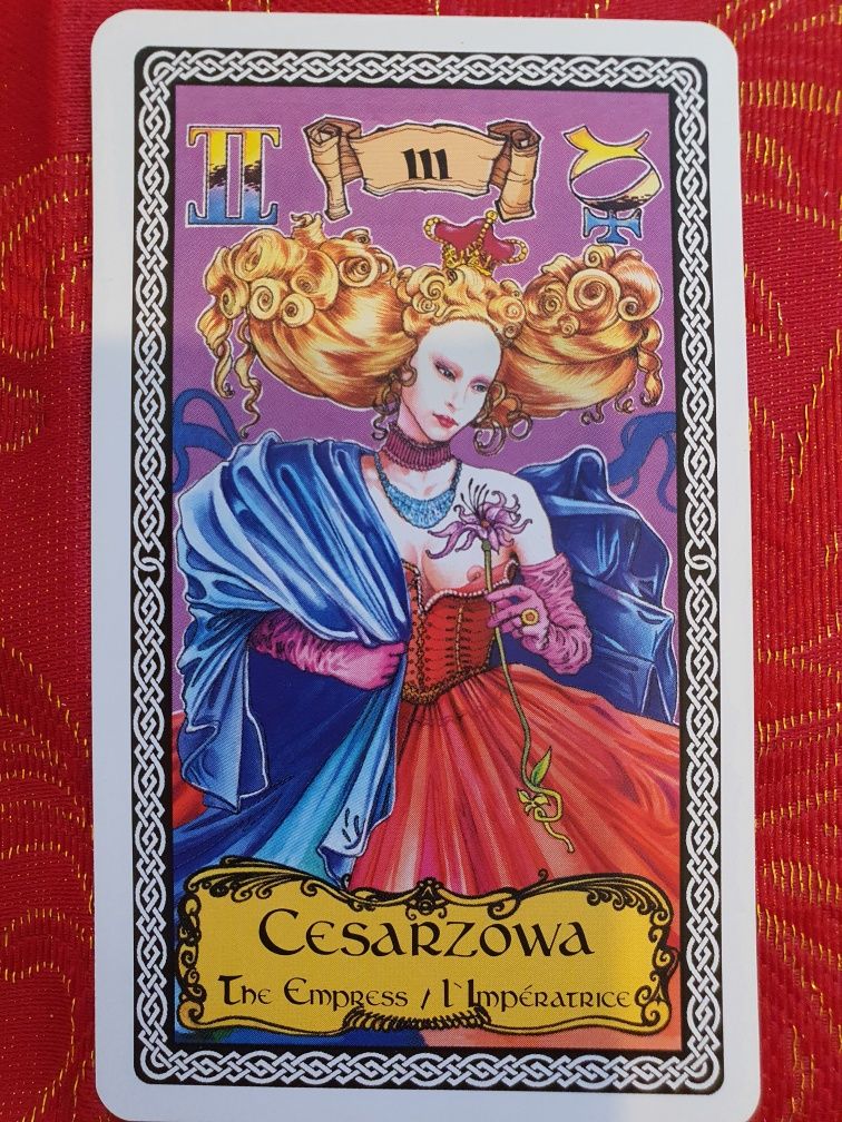 UNIKAT Tarot Polski Anna Ligero 1998 r. Karty Tarota Vintage