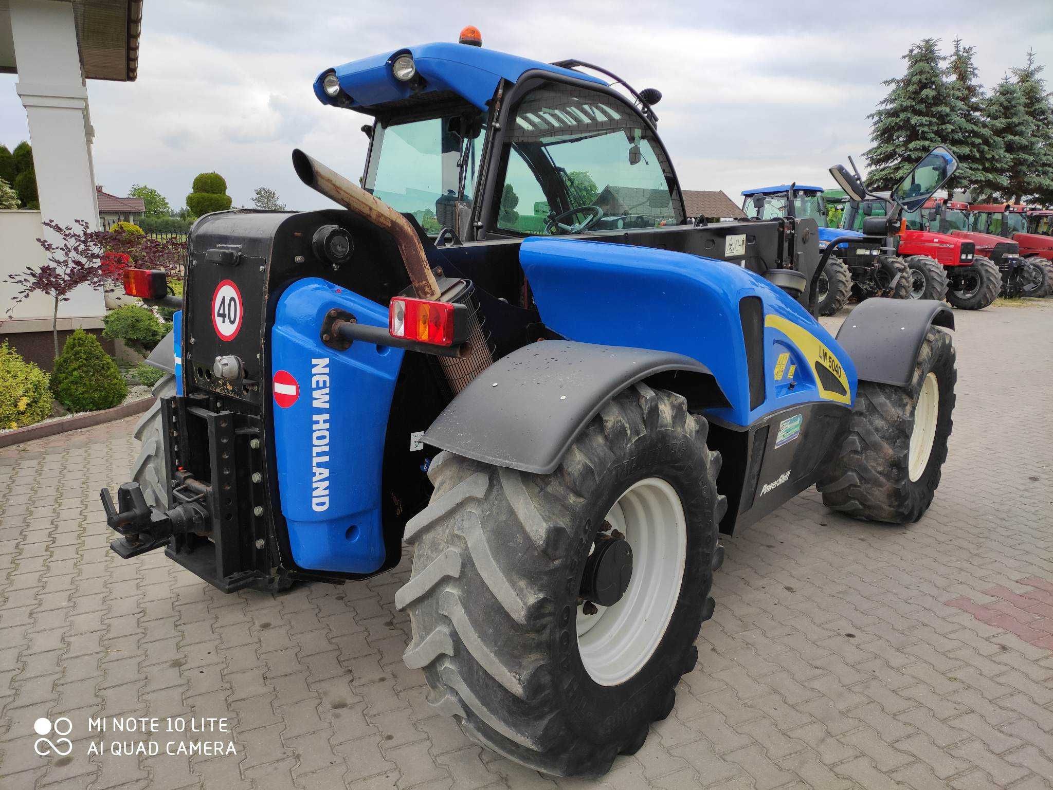 Ładowarka teleskopowa New Holland LM 5040 oryginał 2010 rok