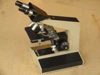 mikroskop badawczy laboratoryjny BIOLAR PZO stan bdb