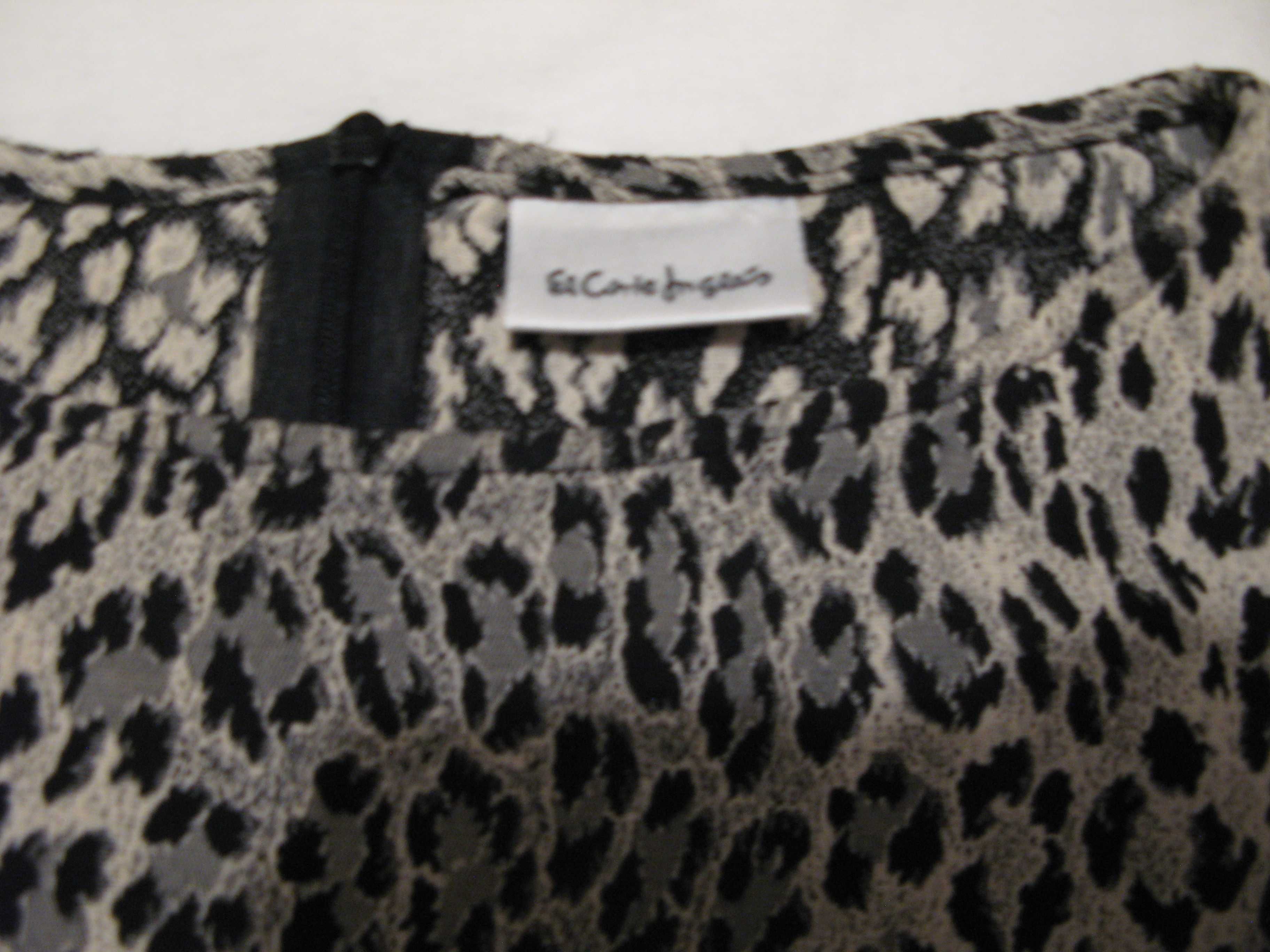 Blusa com padrão pele de leopardo (Corte Inglês)