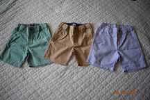 093__H&M__6-9 mies 74 cm__spodenki 3 pary