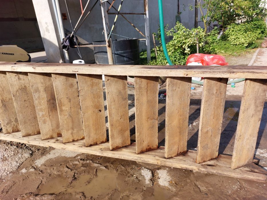 Stare schody używane dębowe