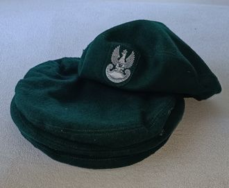 Wojskowy zielony beret wzór: 418/MON wojska lądowe