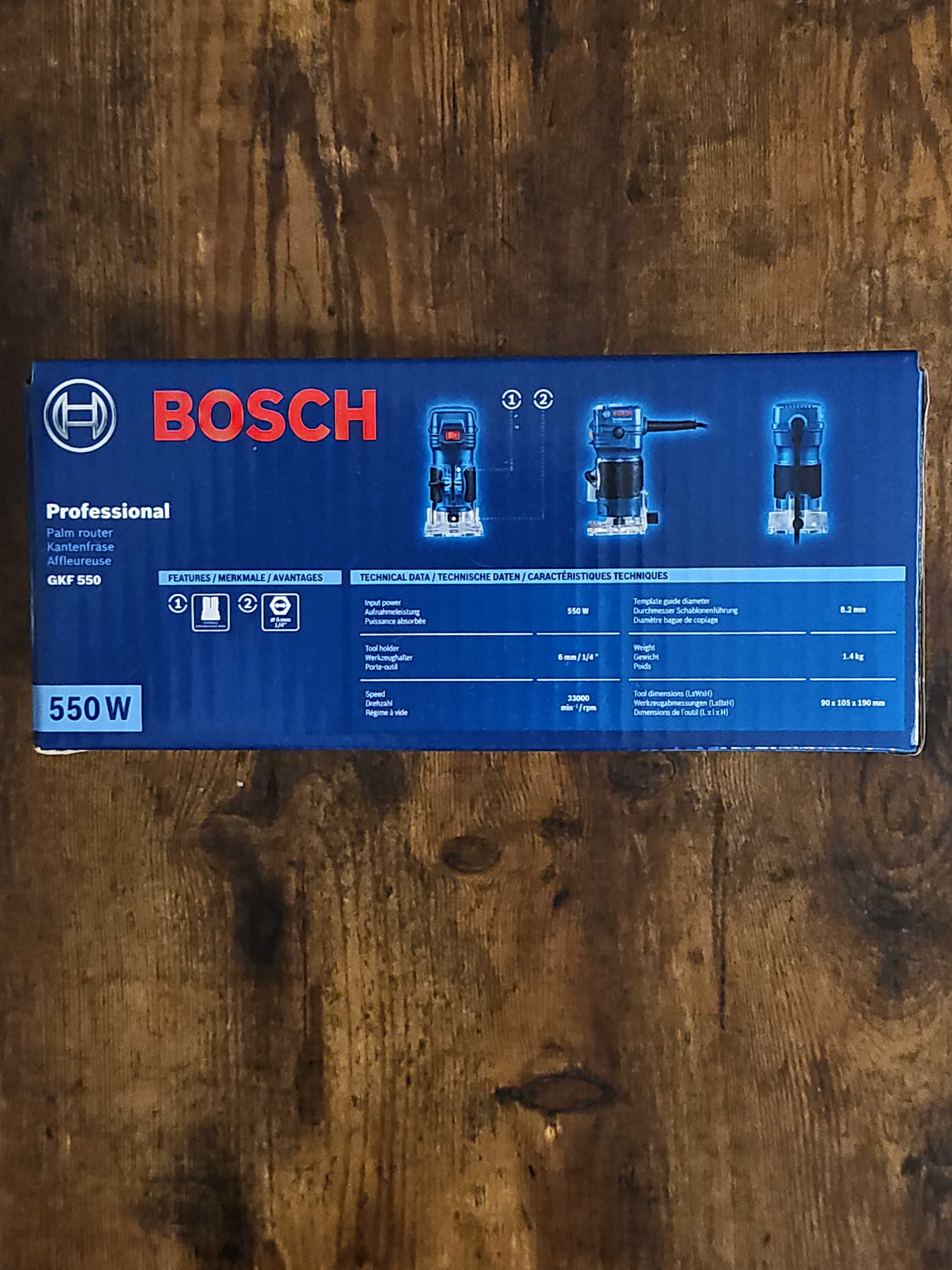 Frezarka krawędziowa Bosch GKF 550
