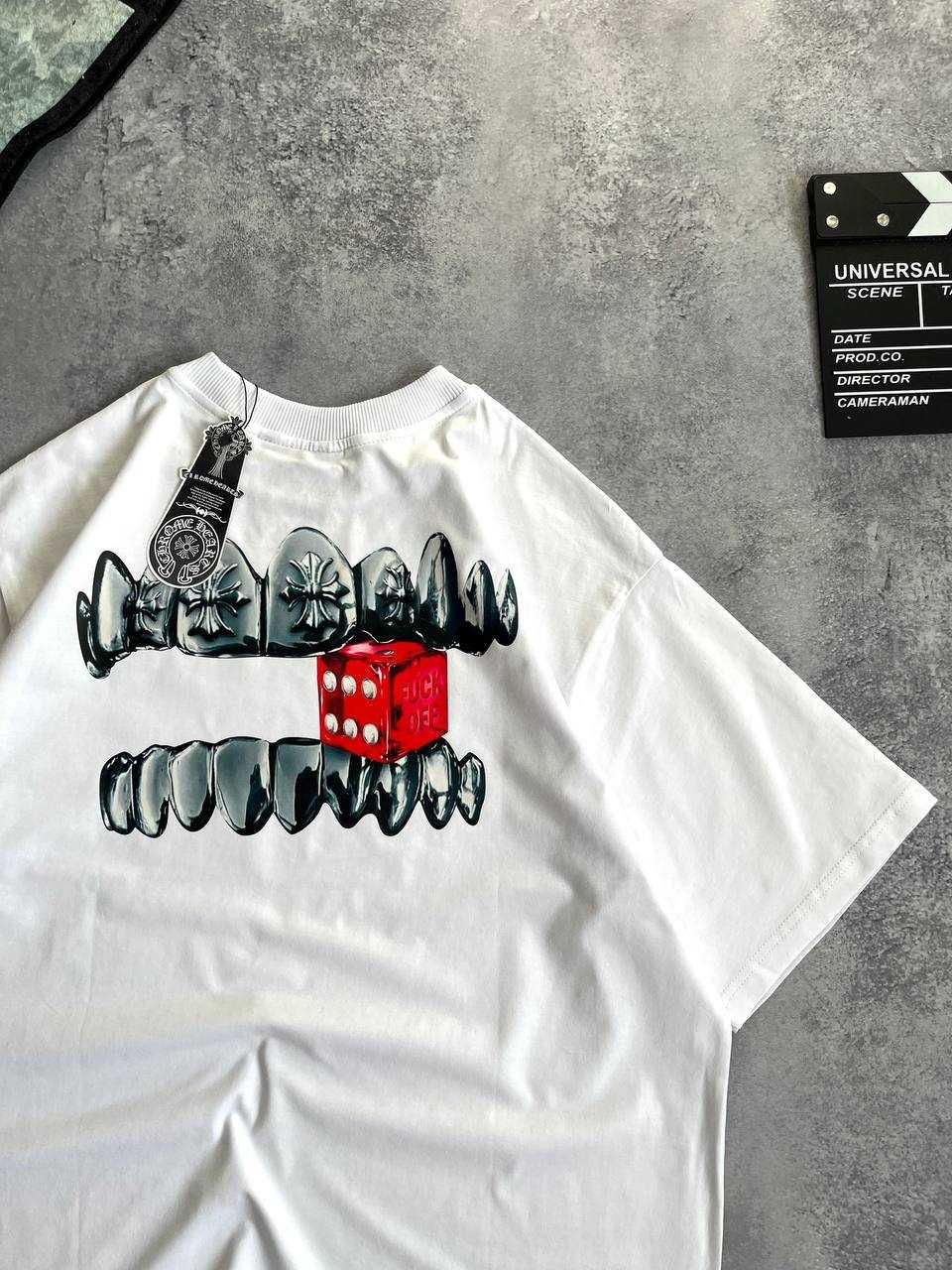 Оверсайз Футболка Chrome Hearts з бірками