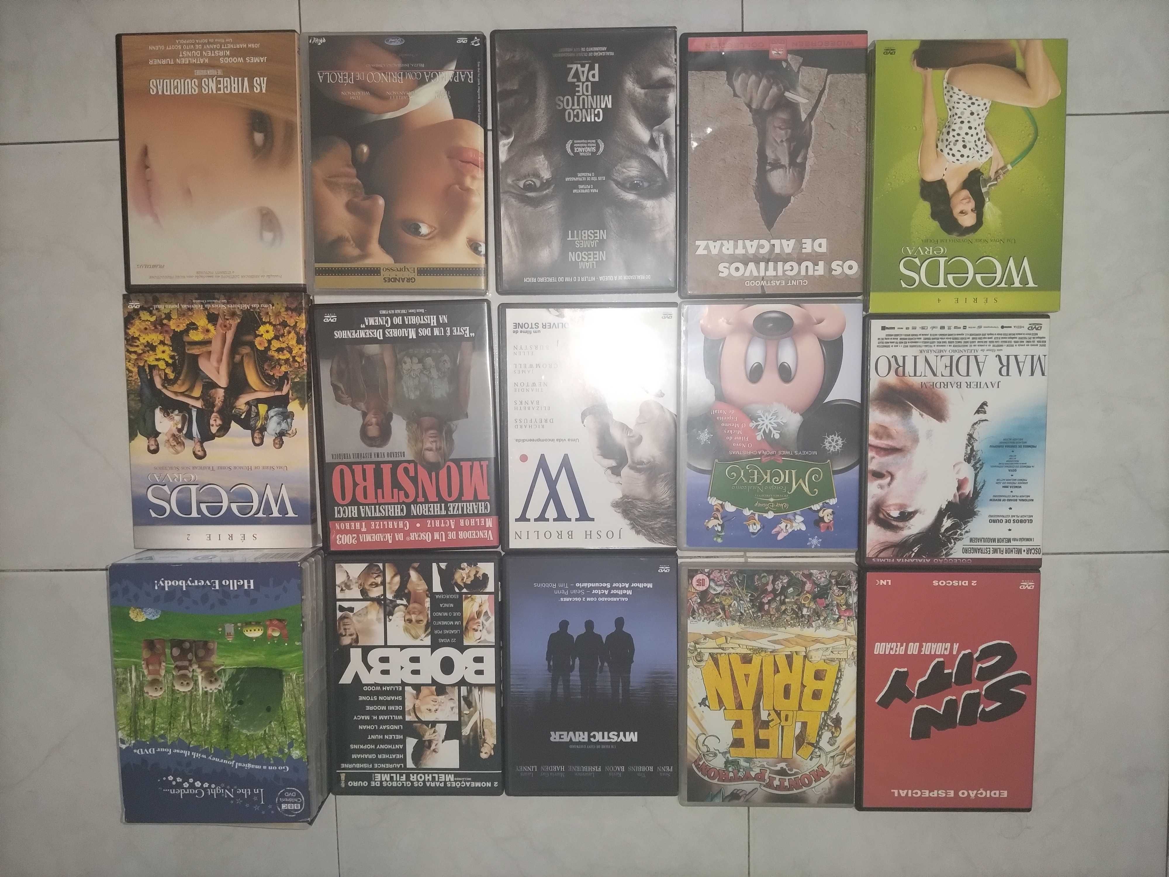 DVD originais como novos.