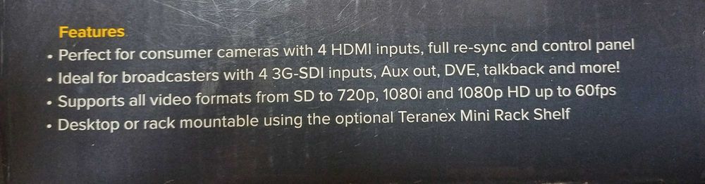 Blackmagic Design ATEM Television Studio HD