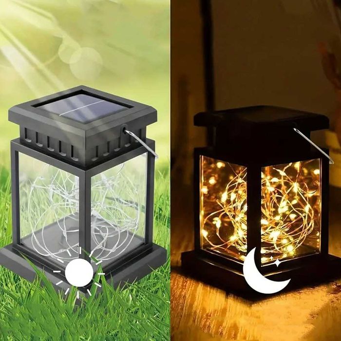 Вуличний світильник на сонячній батареї 12,5х9см, Теплий білий