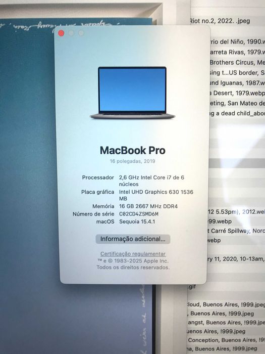 Macbook Pro 16" (2019)