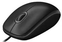 Мыша Logitech B100 USB Black