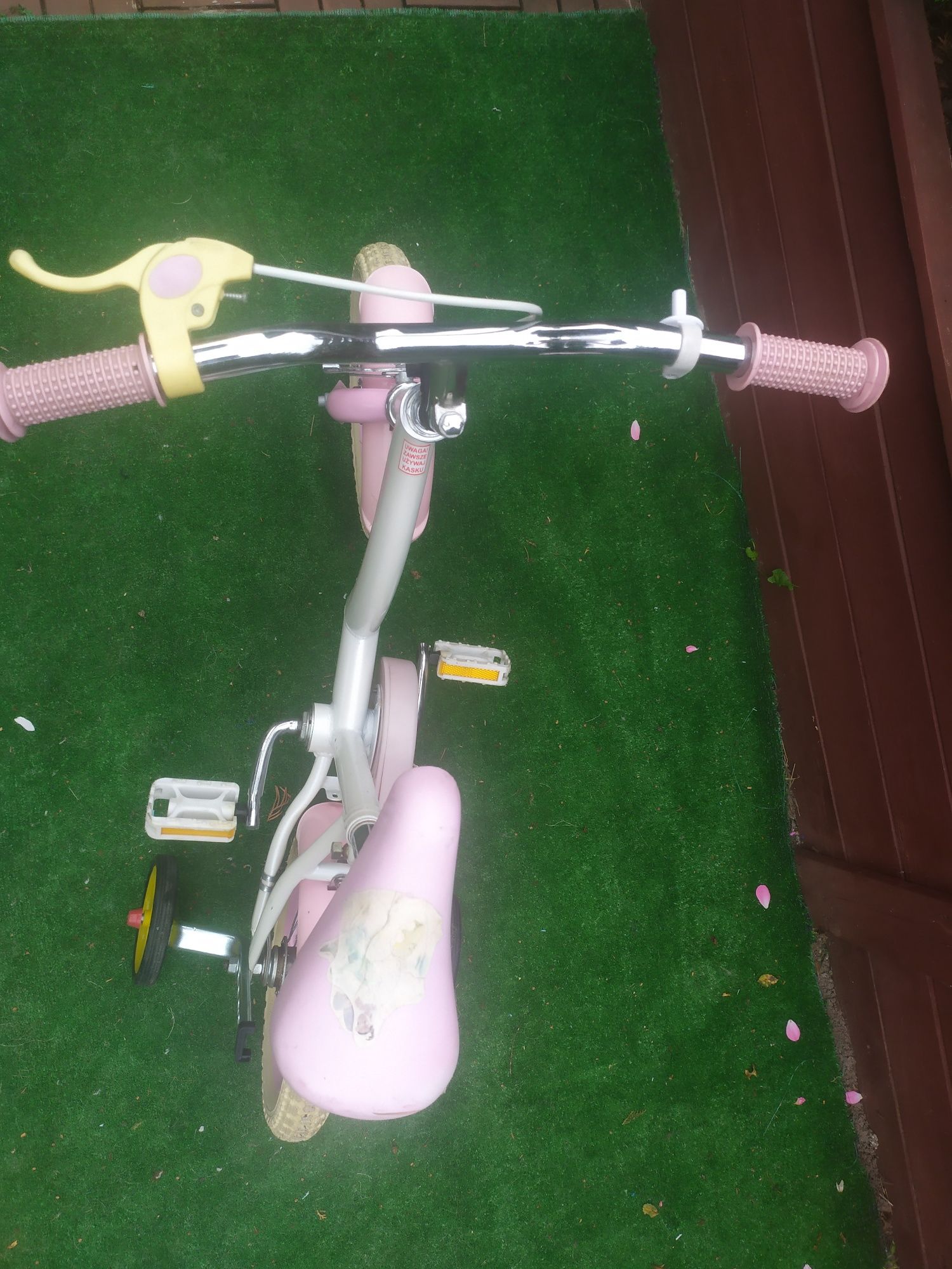 Rower dziecięcy 12" różowy Teamraider Cutie dla dziewczynki