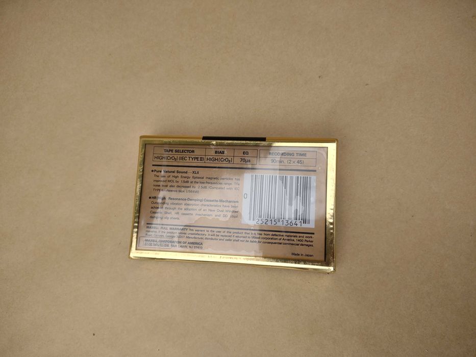 Kaseta Maxell XL II 90 - Nowa.