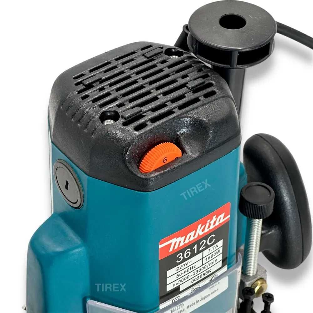 Фрезер Makita 2100Вт глибина 60мм 9000-23000об/хв зажим 6-8мм фрезерка