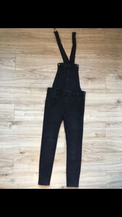 Ogrodniczki black new look szary basic S M jak nowe