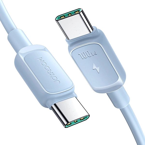 Kabel Joyroom S-CC100A14 USB-C - USB-C 100W 480Mb/s 1,2m - niebieski