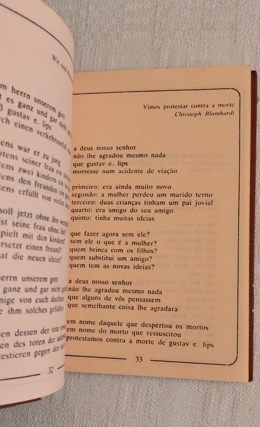 Poemas à margem ,  Kurt Marti