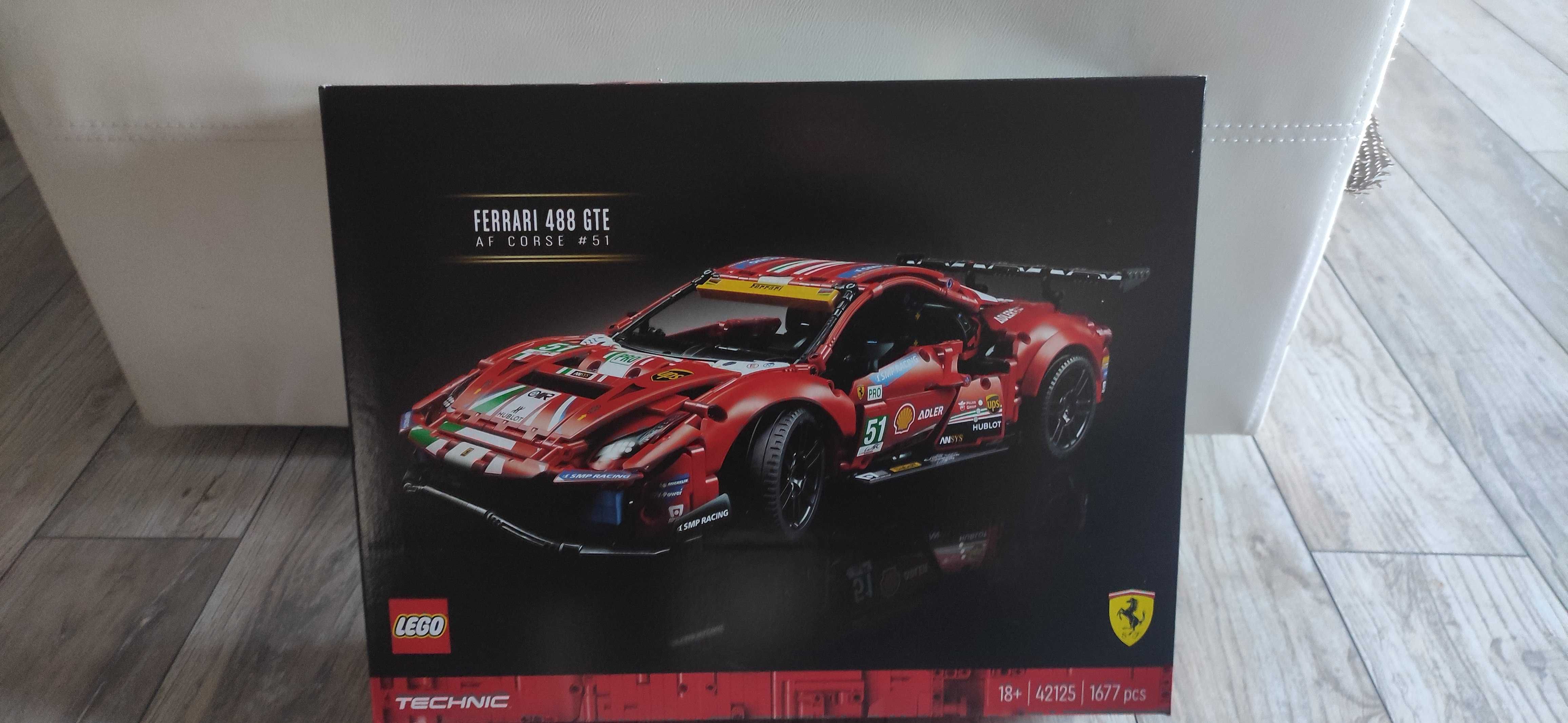 Klocki LEGO Technic 42125 - Ferrari 488 GTE AF Corse #51