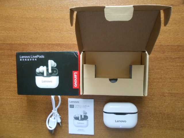 Навушники Lenovo LivePods LP1 White Tws Bluetooth