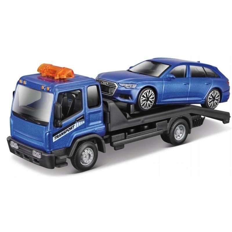 Str. Fire Tow Truck W Audi A6 Avant 1:43 Bburago