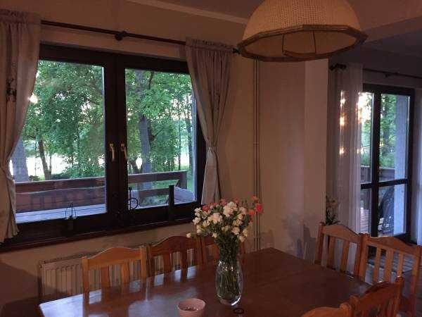 Komfortowy dom na Mazurach z własną plażą i pomostem