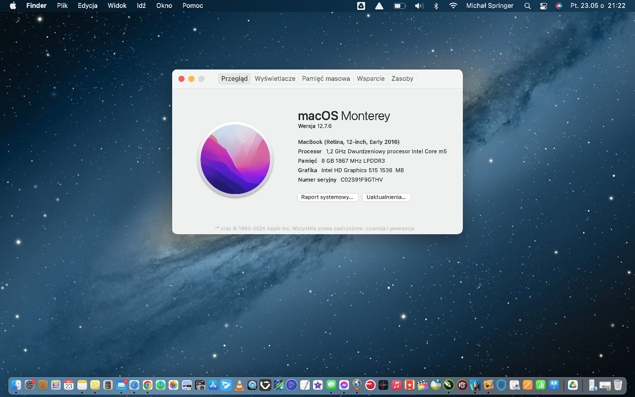 Macbook, Retina, 12-calowy, 8/512, stan bdb.