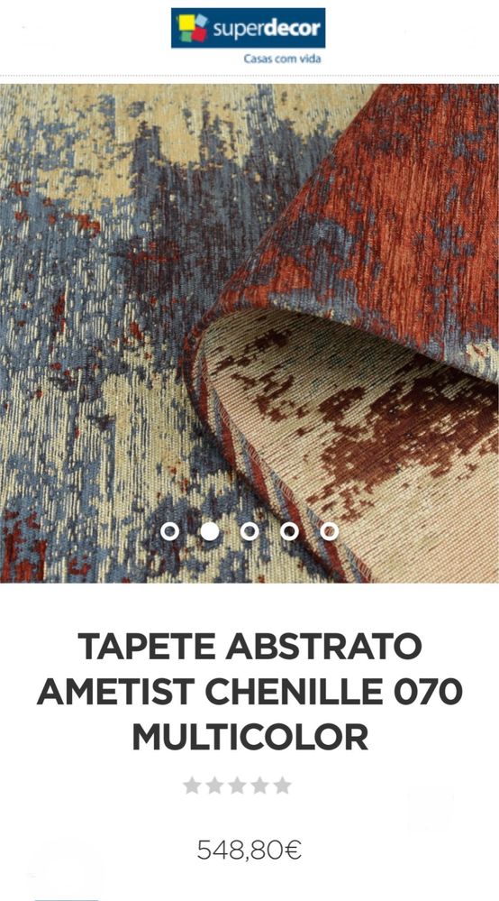 Tapete/Carpete 240x340 Abstrato Ametist Chenille
