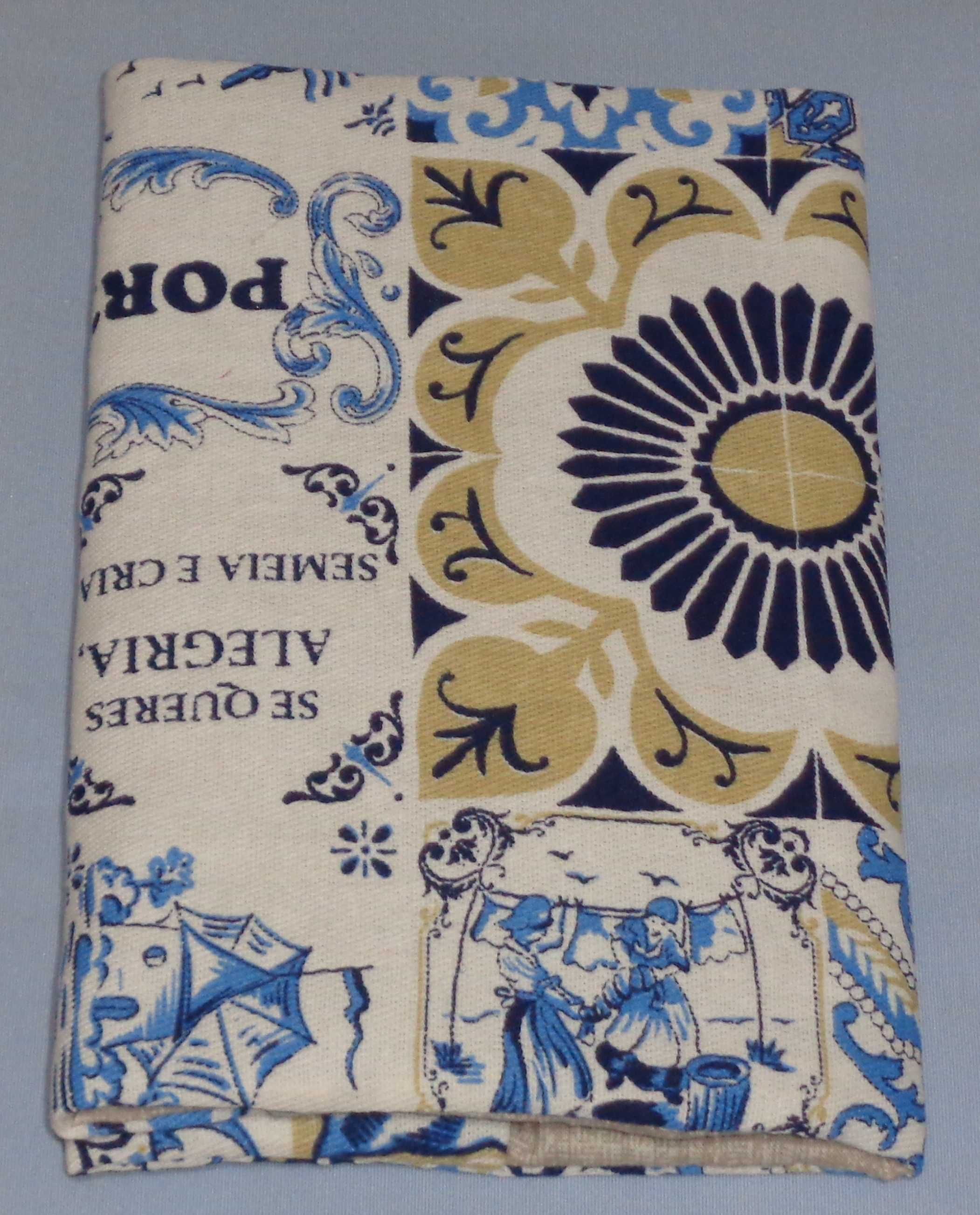 Capa para livros em tecido modelo 45 (NOVA)