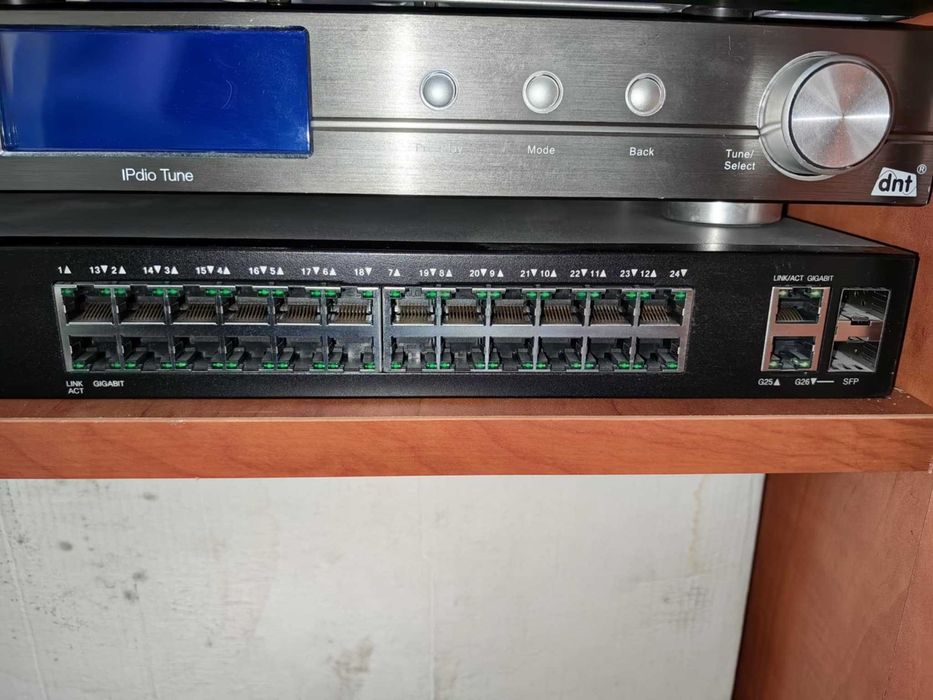 Cisco SG200‑26 – 26‑port Gigabit Managed Switch, sprawny