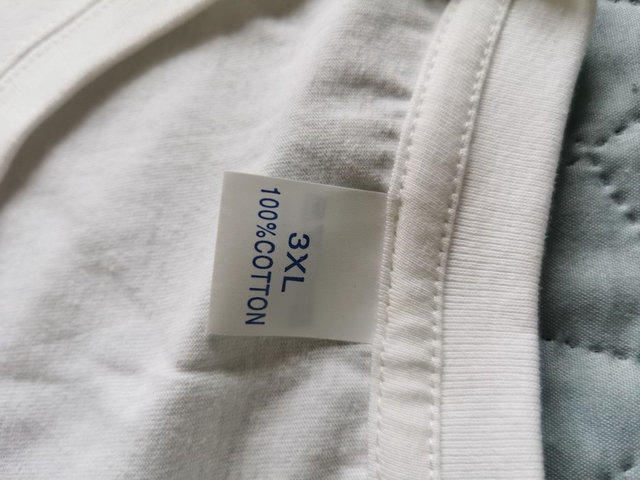 Biała bluzka bardzo luźna bawełniana  3XL