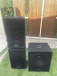 Sistema de som PA (Ibiza Sound CUBE1512)