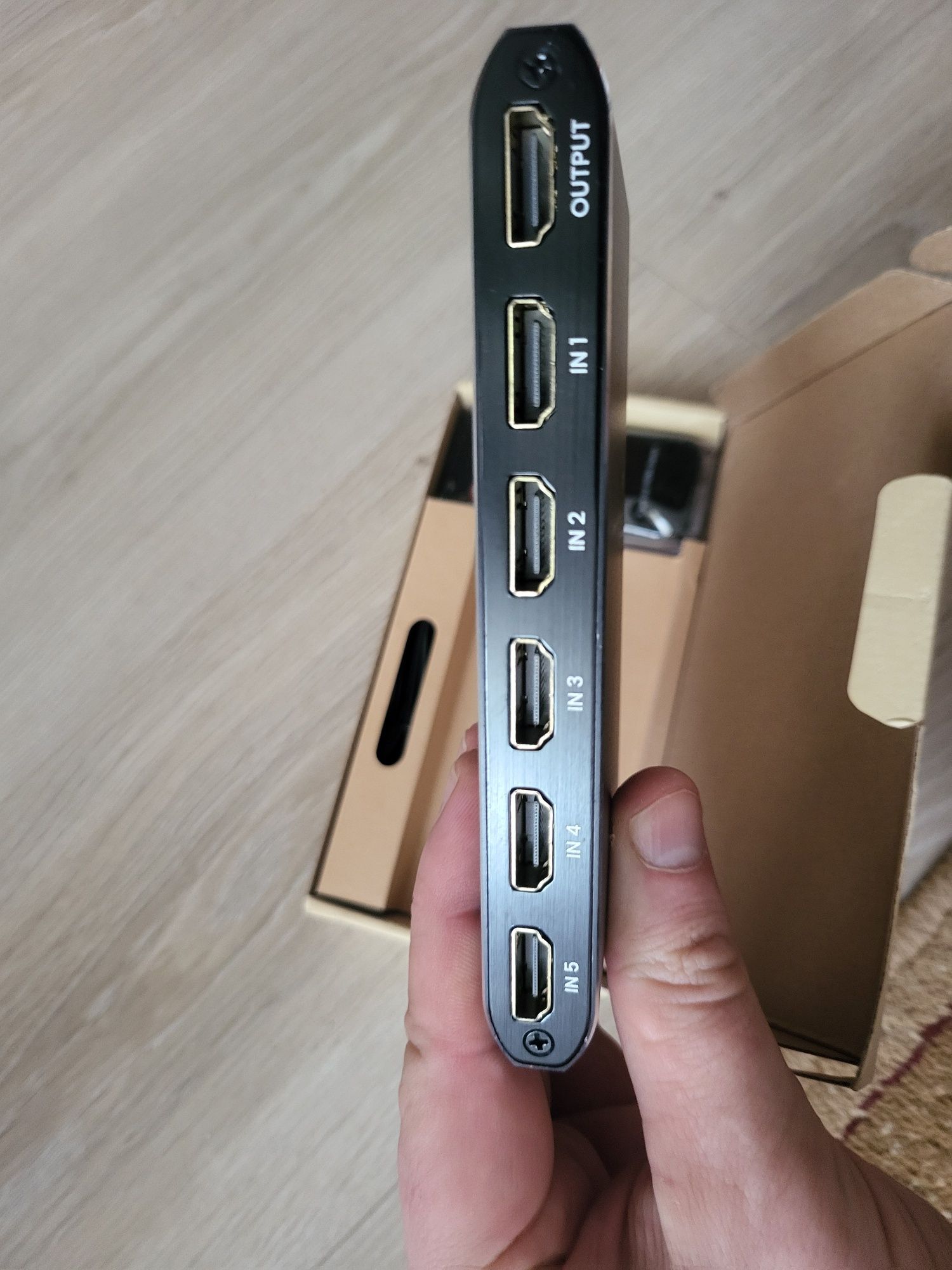 HDMI свіч новий 5 портів