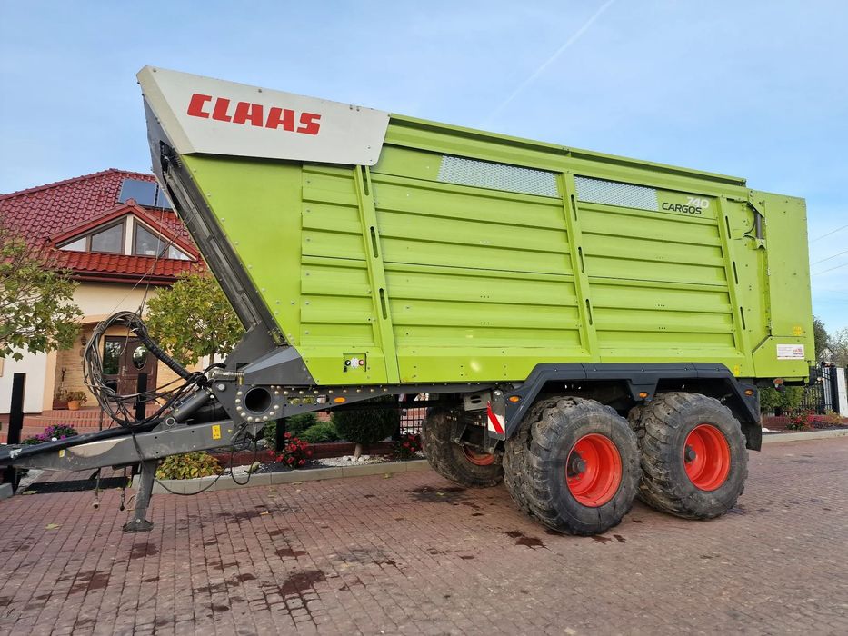 Claas Cargos 740, mało używana  , przyczepa objętościowa