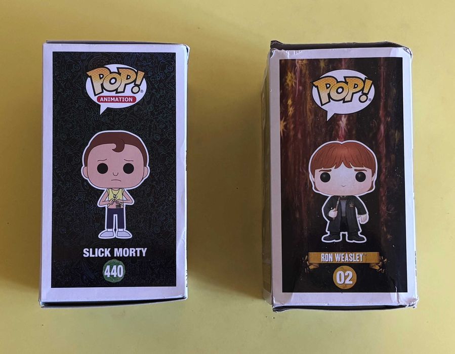 POP figures _ Ron Weasley (Harry Potter) e Morty (Rick and Morty)